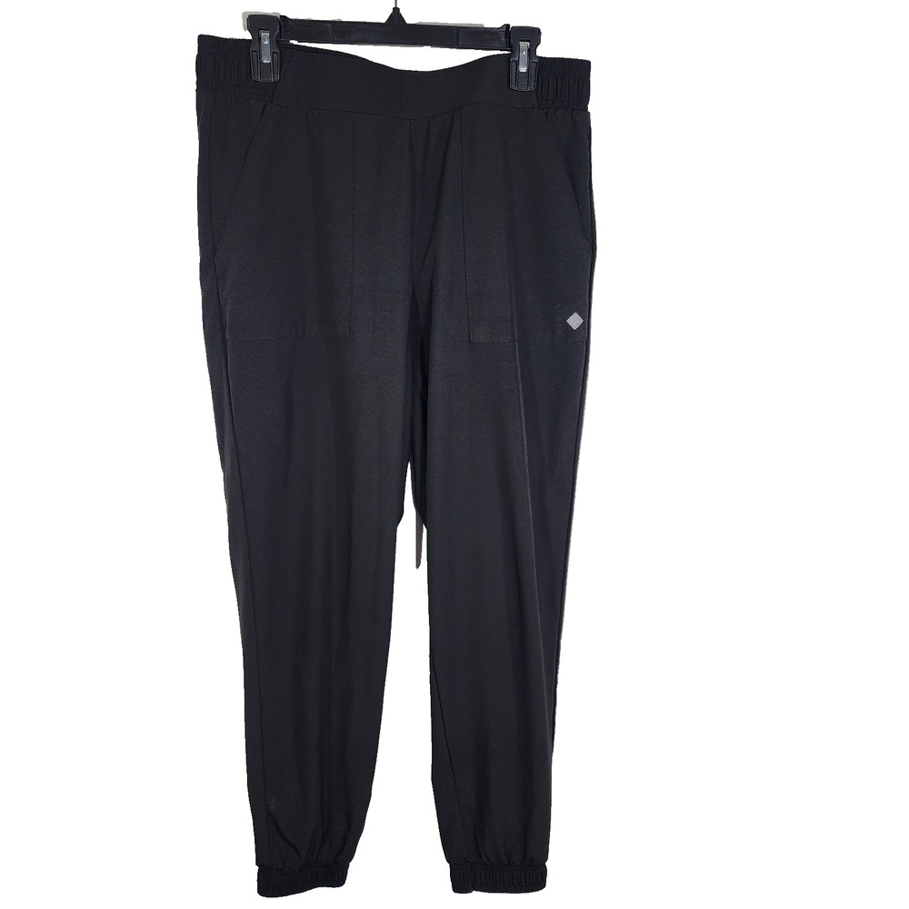 LuLaRoe Rise Womens Infinite Athletic Jogger Medium Black Pockets Lightweight